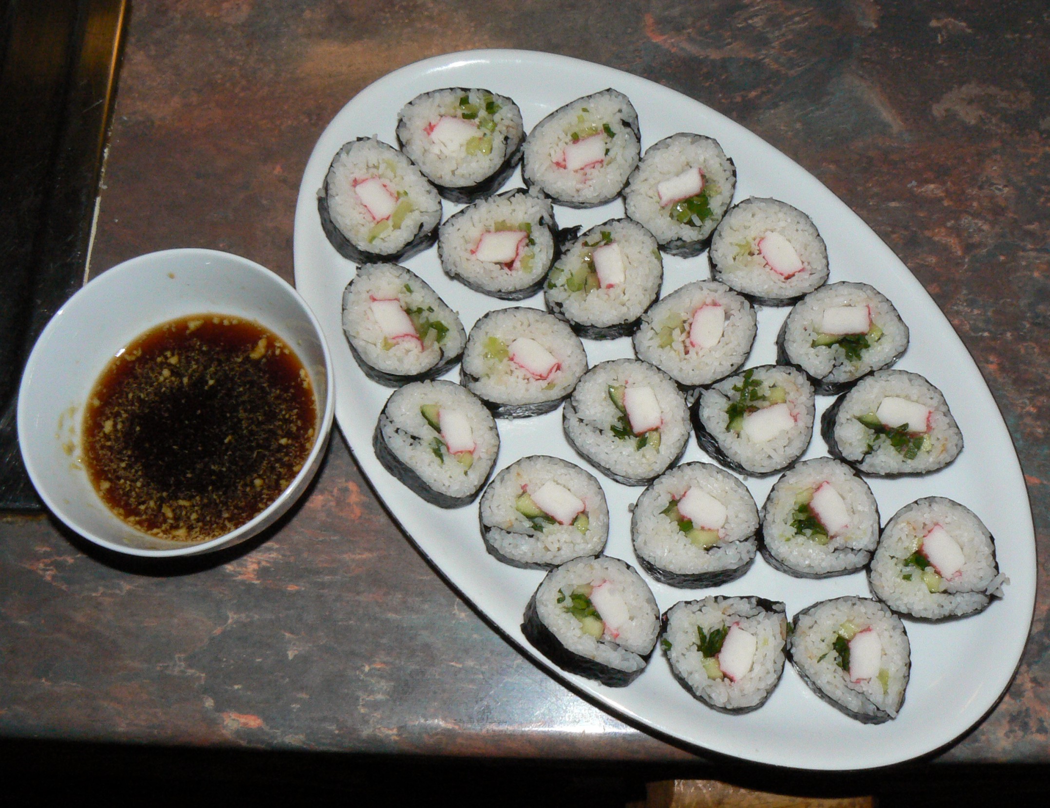 Sushi - Maki s krabími tyčinkami
